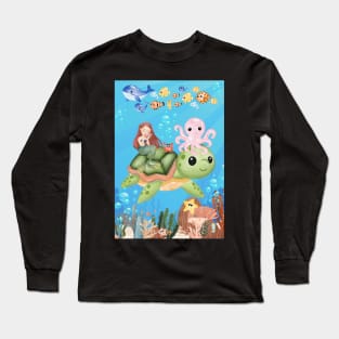 A Day in the Ocean Long Sleeve T-Shirt